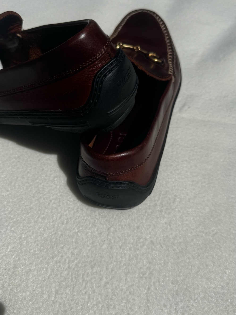 Gucci women Dark Brown Leather Horsebit Loafers - Picture 7 of 7